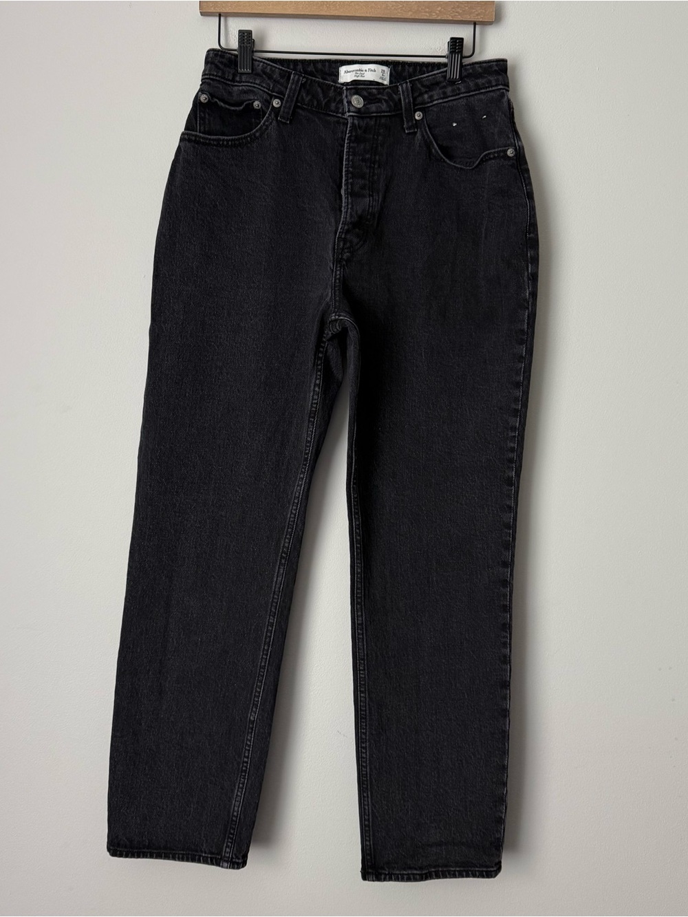 Abercrombie & Fitch Women's High-Rise Black Jeans